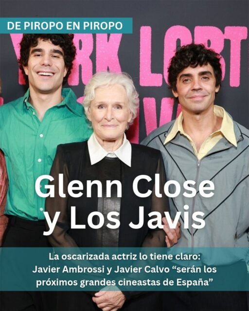 🎬 Glenn Close lo tiene claro: 'Los Javis "serán los próximos grandes cineastas de España"!

La actriz se reunió con Javier Calvo y Javier Ambrossi en Nueva York durante la presentación de 'La bola negra', la película que representa a España en la carrera por los Oscar 2027.

Close, que también forma parte del reparto, elogió su talento, su visión y su pasión.

¿Qué papel interpreta en la película? ¿Cómo nació su relación con Los Javis? Te contamos todos los detalles en laCritica.es. 👉 ¡Tienes el link en nuestra bio!

#GlennClose #LosJavis #LaBolaNegra #JavierCalvo #JavierAmbrossi #CineEspañol #Oscar2027 #Películas #NoticiasDeCine #laCritica
