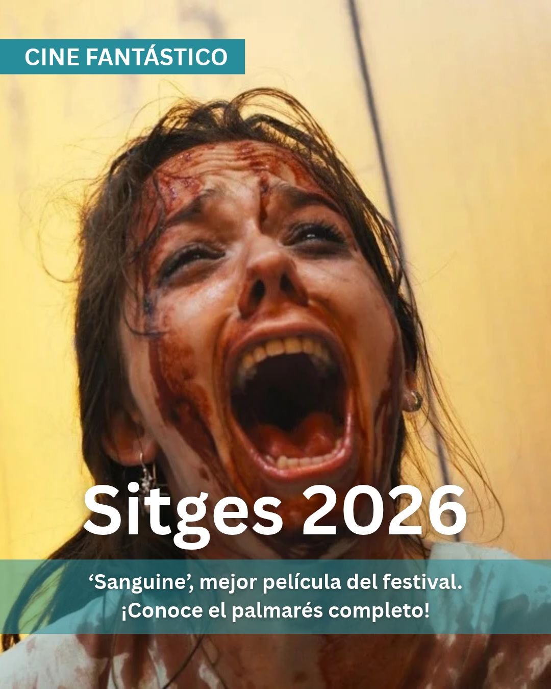🩸 @sitgesfestival ya tiene ganadora: 'Sanguine', de Marion Le Corroller, se lleva el #premio a mejor #película con una historia de #terror corporal que convierte la presión laboral en pesadilla.

😱 También brillaron 'Ghost in the Cell', 'The Spiral' y 'Wildwood'. ¿Cuándo podremos verlas en el #cine?

🎬 En laCritica.es repasamos el #palmarés completo del Festival de #Sitges 2026 y qué se sabe de las películas premiadas. ¡Entra en el link de la bio y descubre cuáles te apetece apuntar!

#FestivalDeSitges #Sitges2026 #CineDeTerror #CineFantástico #Sanguine #Películas #laCritica