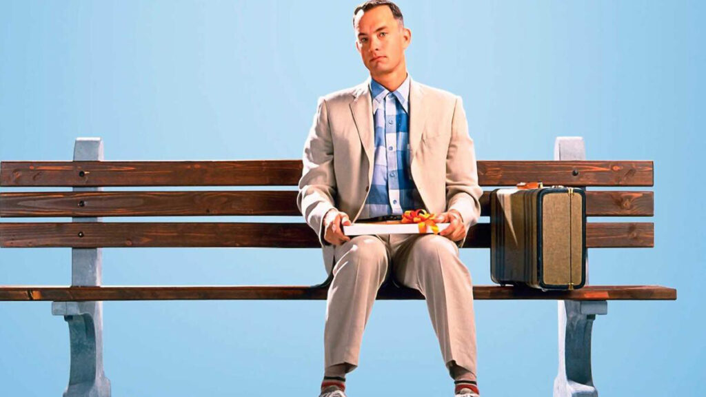 Forrest Gump, protagonista de una de las mejores películas de Tom Hanks.