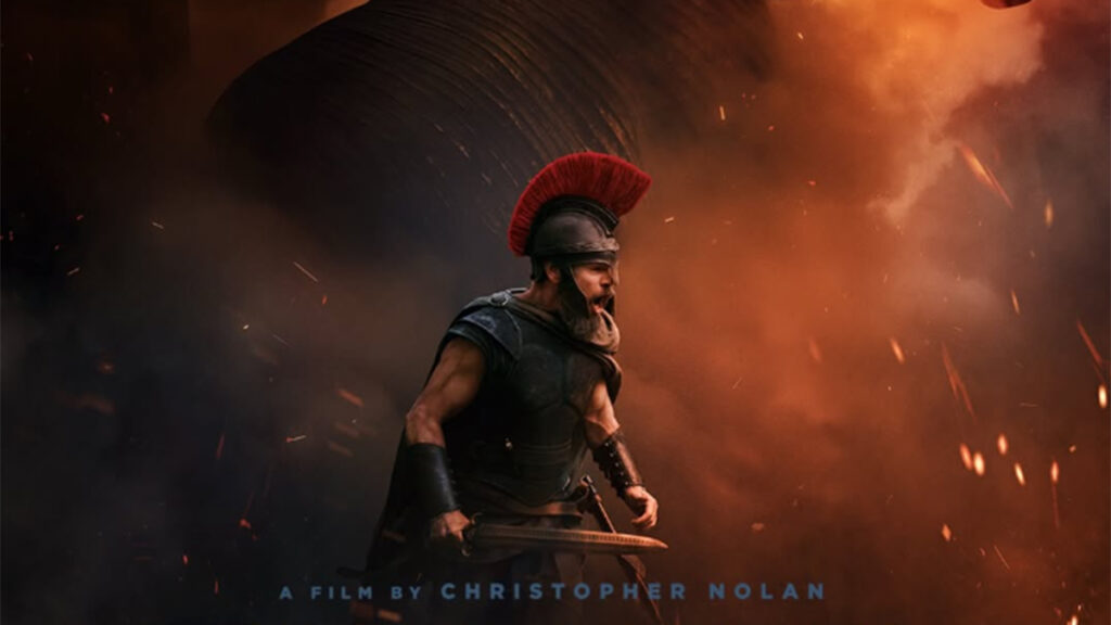 Parte del cartel oficial de La Odisea, con Matt Damon como principal protagonista.