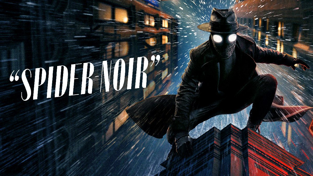 Cartel promocional de la serie 'Spider-Noir'.