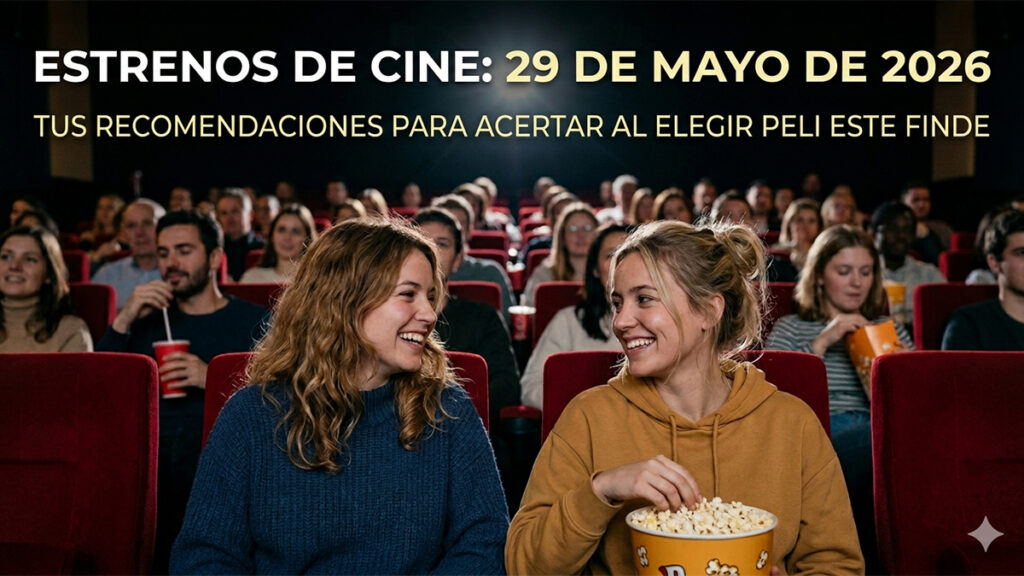 Dos chicas disfrutando de los estrenos de cine del 29 de mayo de 2026.