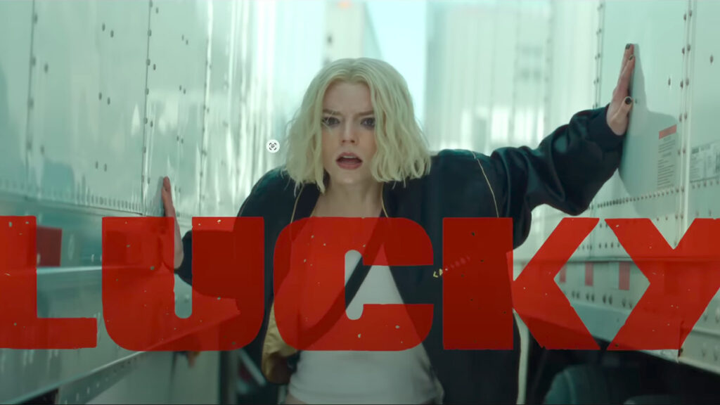 Cartel promocional de 'Lucky' con Anya Taylor Joy.