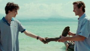 Timothée Chalamet y Armie Hammer, en Call Me By Your Name