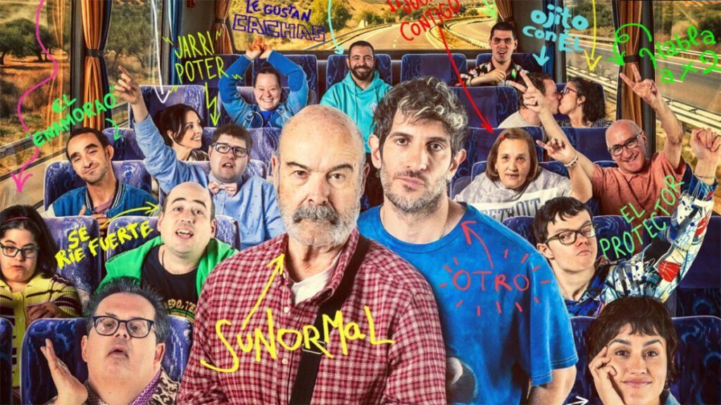 Antonio Resines y Quim Gutiérrez en el cartel promocional de 'Haciendo Amigos'.