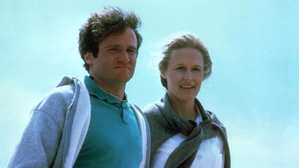 Robin Williams y Glenn Close, en 'El mundo según Garp'.