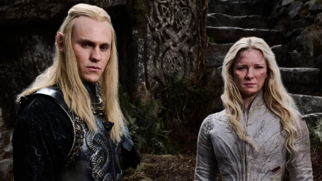 Sauron y Galadriel, en 'Los Anillo de Poder'.