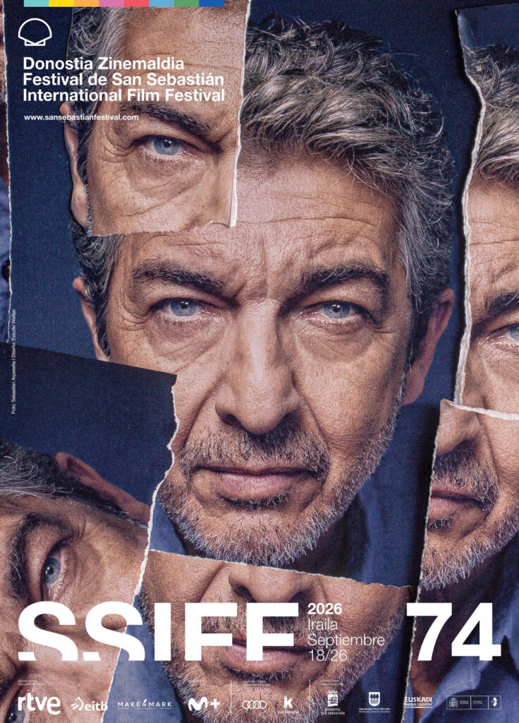 Ricardo Darín ilustra el cartel oficial del Festival de San Sebastián 2026.
