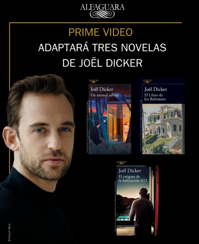 Prime Video prepara las adaptaciones de 'Un animal salvaje', 'El enigma de la habitación 622' y 'El libro de los Baltimore'.