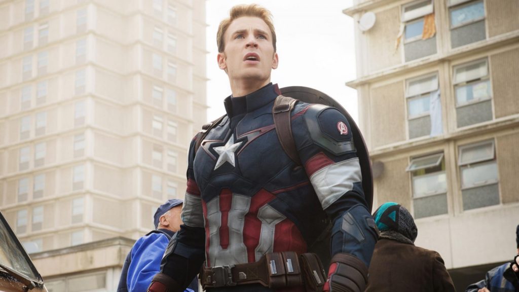 Chris Evans, en su papel de Capitán América.