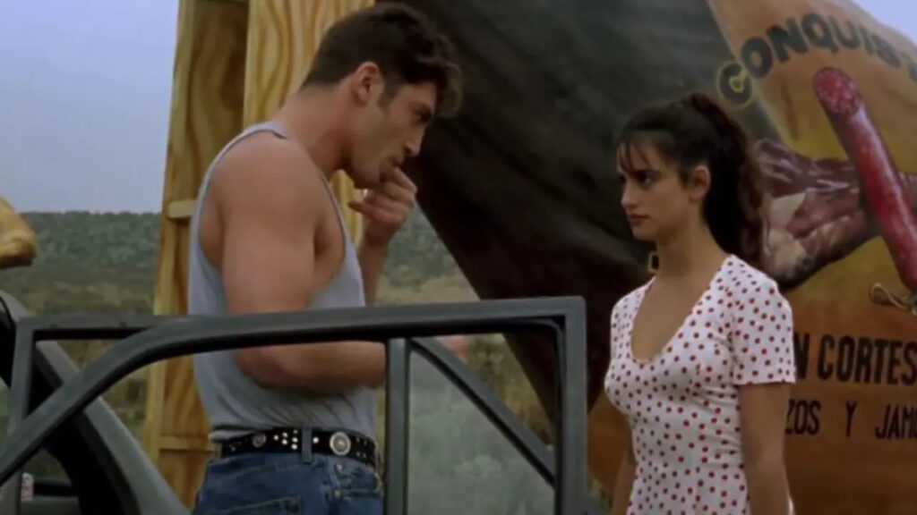Penélope Cruz y Javier Bardem en 'Jamón, jamón'.