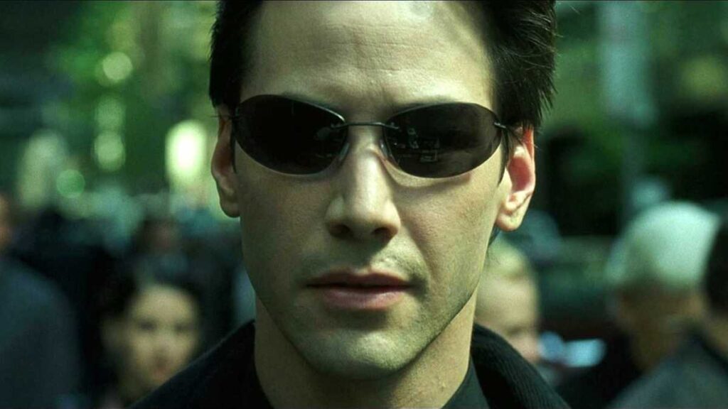 Keanu Reeves es Neo en 'Matrix'.