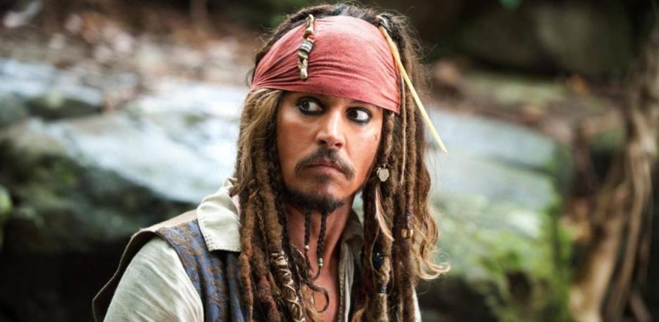Johnny Depp es Jack Sparrow en 'Piratas del Caribe'.