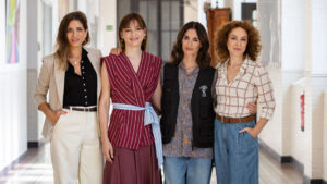 Leonor Watling, Paz Vega, Silvia Abascal y Lucía Jiménez, las cuatro protagonistas de 'Cabeza alta'.