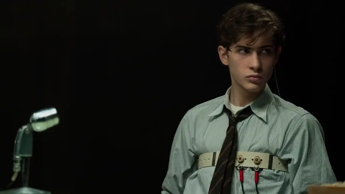 Jacob Tremblay , como Ted Kaczynski en 'Unabomber', la nueva película de Netflix.