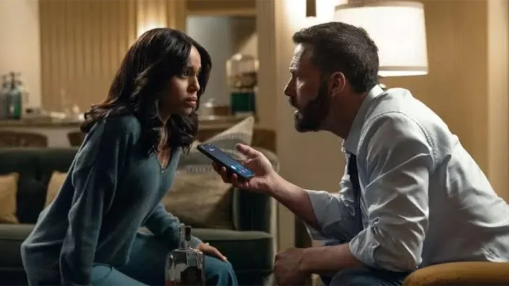 En 'Animales', Ben Afflex está acompañado por Kerry Washington. ¡Se viene película de altos vuelos en Netflix!