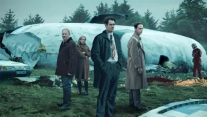 Parte del reparto de 'Bomba en el Pan Am 103', serie de Netflix que está triunfando en la plataforma.