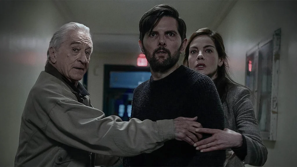La película 'Susurran tu nombre', de Netflix, disponible en la plataforma desde el 28 de agosto de 2026, lleva con Robert De Niro, Adam Scott y Michelle Monaghan a la cabeza.
