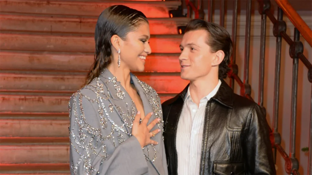 Zendaya no embarazada junto a su marido, el también actor Tom Holland, con el que ha coincidido en 'La Odisea' y'Spider-Man: Brand New Day' en 2026.