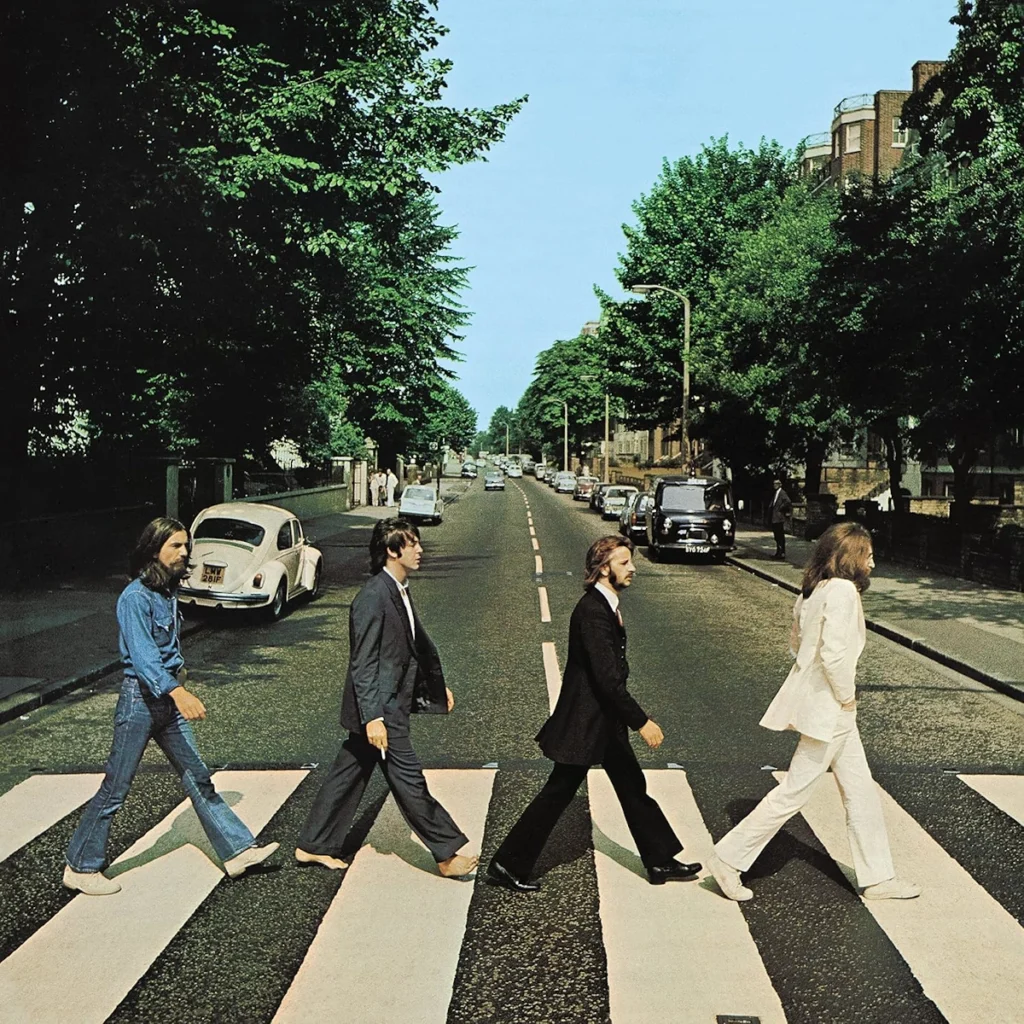 Mítica portada de Abbey Road de 'The Beatles'.