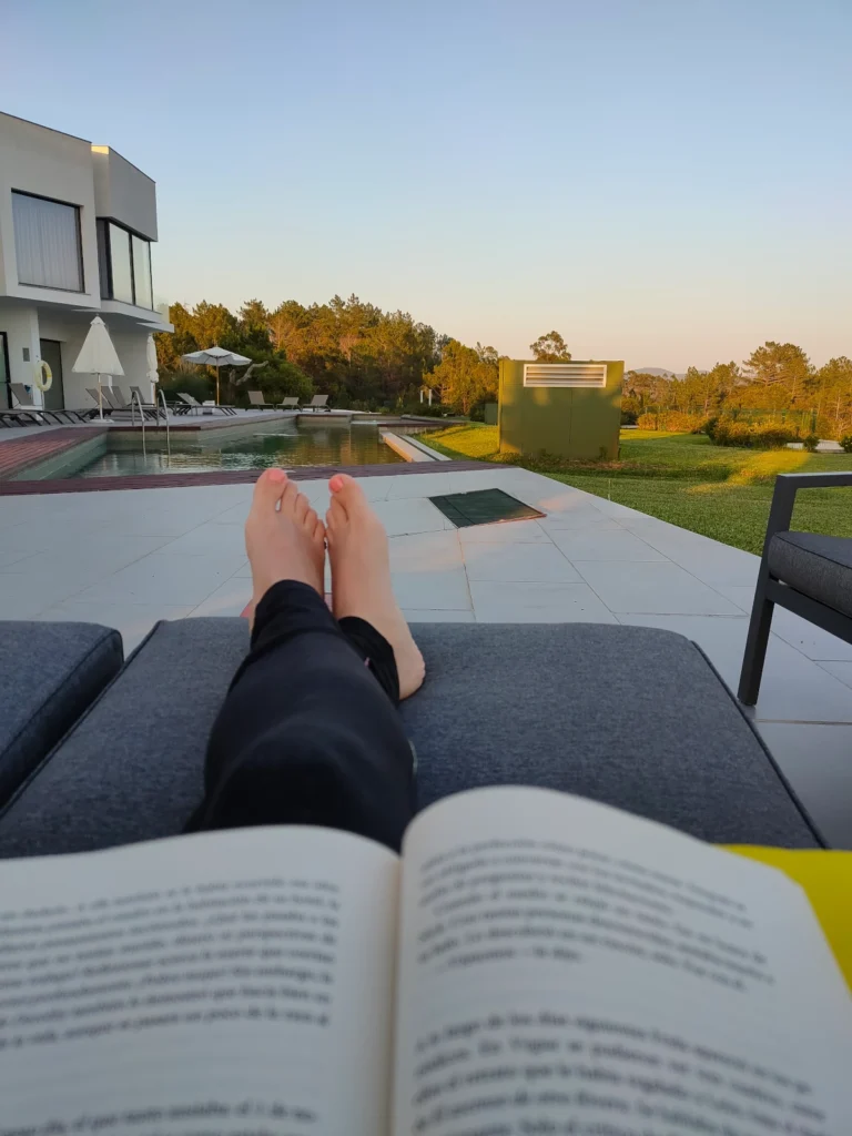 Lectura de 'Frida y los colores de la vida' en el Vale do Juncal.