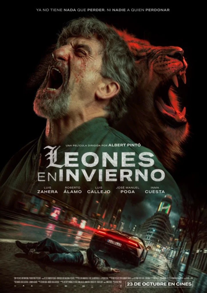 Cartel promocional de 'Leones en invierno'.