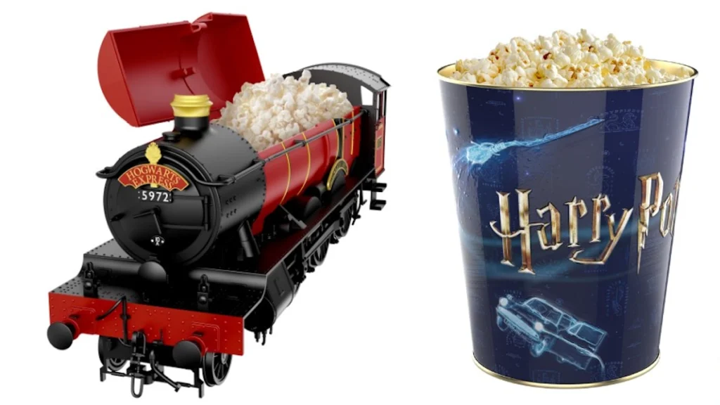 Palomiteros de Harry Potter que ofrece Kinépolis.