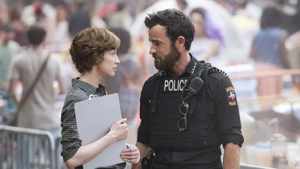 Justin Theroux y Carrie Coon, en 'The Leftovers'.