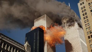 Atentado del 11 de septiembre de 2001 en las Torres Gemelas de Nueva York.