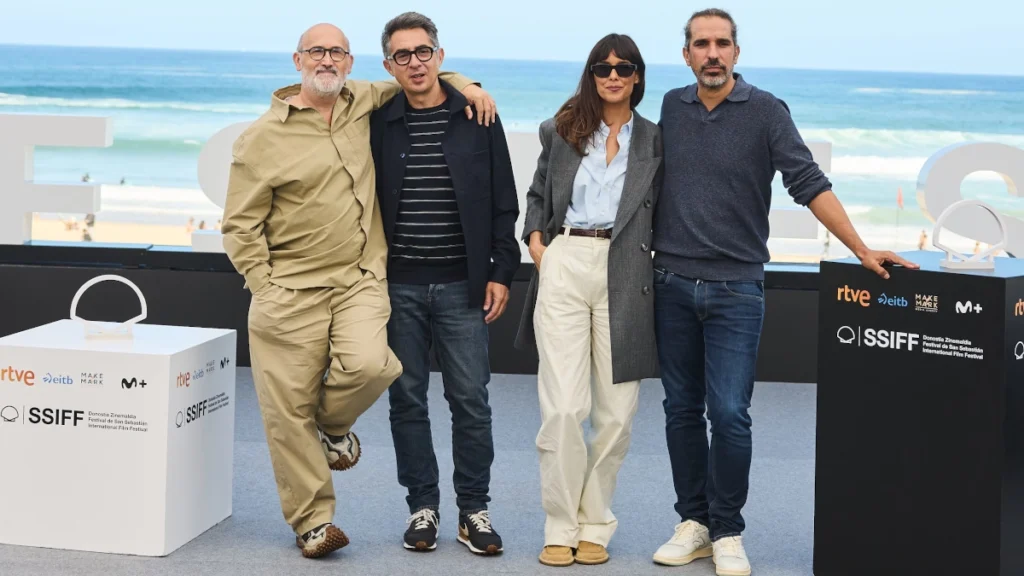 Presentación de la película '5 minutos más' en el Festival de San Sebastián.