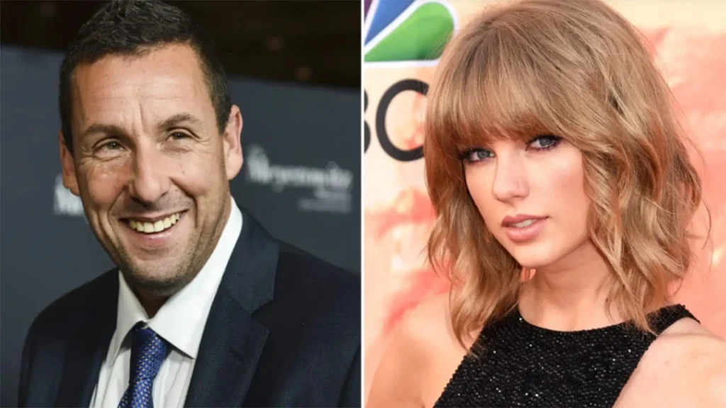 El oficiante de la boda de Taylor Swift fue Adam Sandler, que al parecer estuvo mucho más delicado y profundo de lo que suele estar en la mayoría de sus películas.