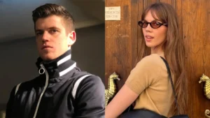 Miguel Bernardeau y Zhanna Red, ¿más que amigos? La pareja, pillada saliendo de casa de Ana Duato con 'tuppers' llenos de comida de la madre del intérprete.