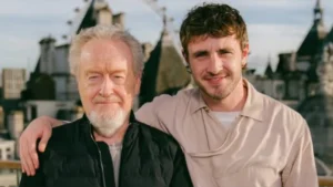 Oficialmente no hay ningún problema entre Ridley Scott y Paul Mescal, pero extraoficialmente parece que la cosa trae 'cola'.