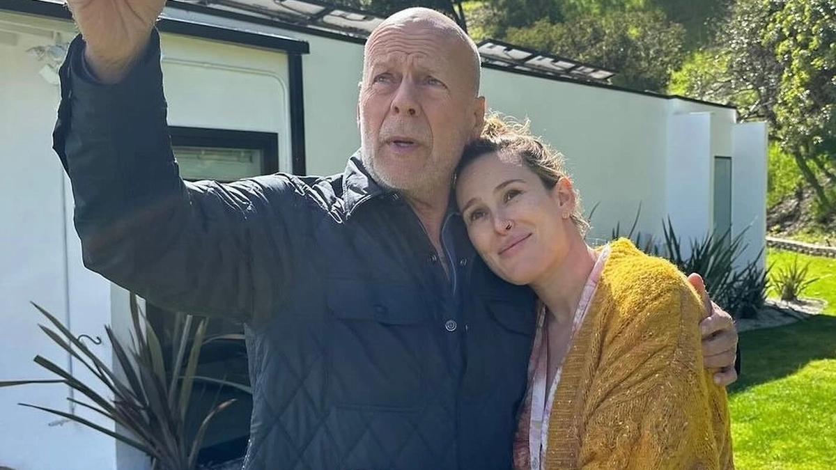 Bruce Willis y su hija Rumer.