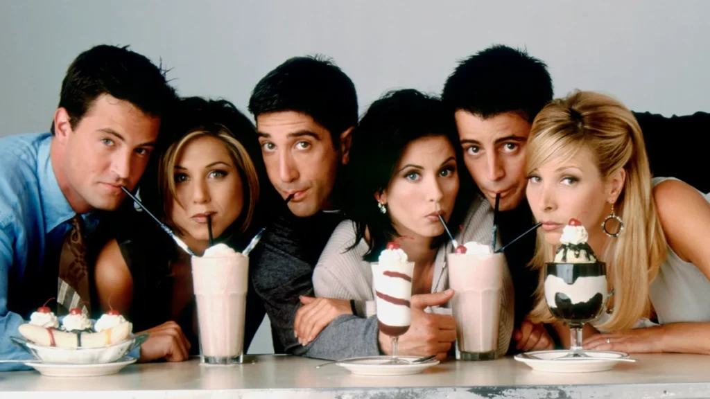 El elenco de 'Friends': Jennifer Aniston, Courteney Cox, Lisa Kudrow, Matt LeBlanc, Matthew Perry y David Schwimmer.