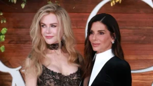 Nicole Kidman y Sandra Bullock, en la presentación de 'Prácticamente magia 2' en Los Ángeles.