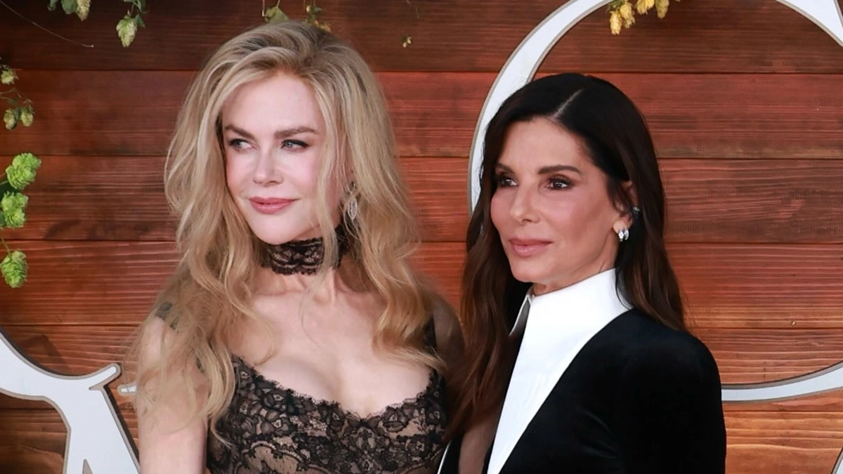 Nicole Kidman y Sandra Bullock, en la presentación de 'Prácticamente magia 2' en Los Ángeles.