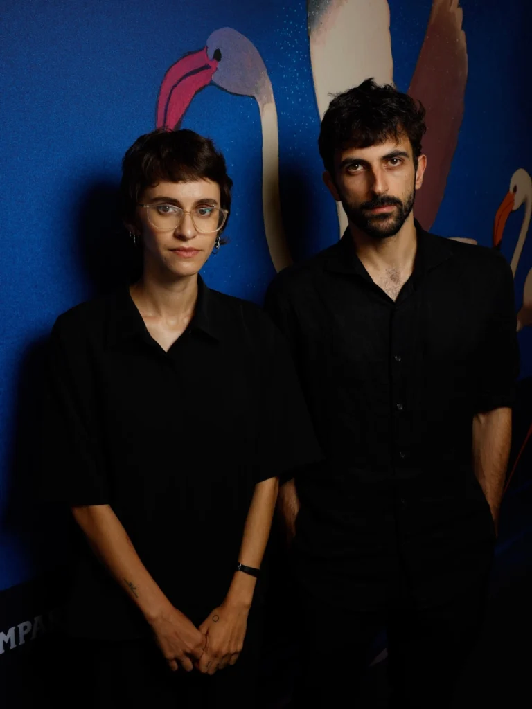 Los directores israelíes Rachel Szor y Yuval Abraham.