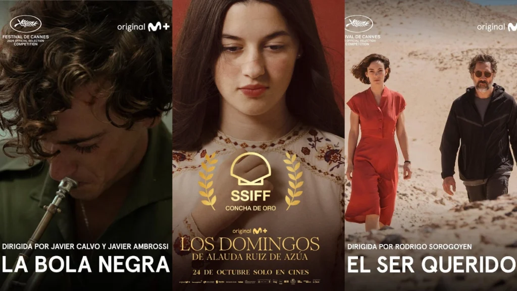 Carteles de las películas españolas preseleccionadas para los Oscar.
