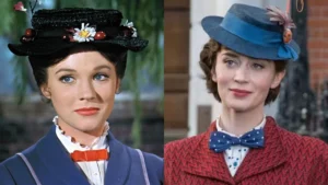 Julie Andrews y Emily Blunt fueron Mary Poppins.