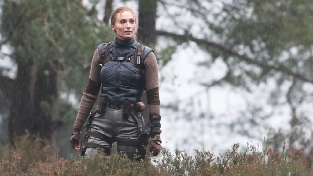 Rodaje de 'Tomb Raider', con Sophie Turner como Lara Croft.