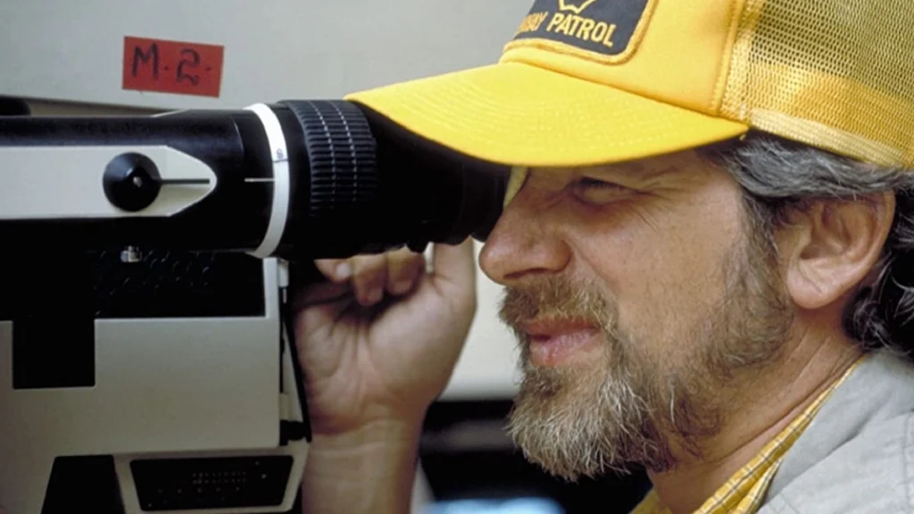 Steven Spielberg, durante el rodaje de 'Hook'.