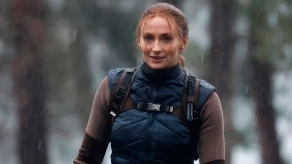 Sophie Turner, en el rodaje de 'Tomb Raider'.