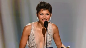 Zendaya entregó un premio Emmy.