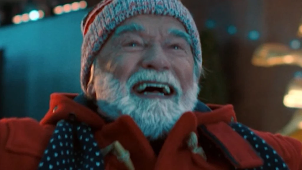Arnold Schwarzenegger es Papá Noel en 'The Man with the Bag'.