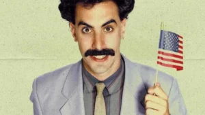 Entre las mejores series y películas de Sacha Baron Cohen destacan las dos de 'Borat', uno de los personajes que más alegrías le han dado.