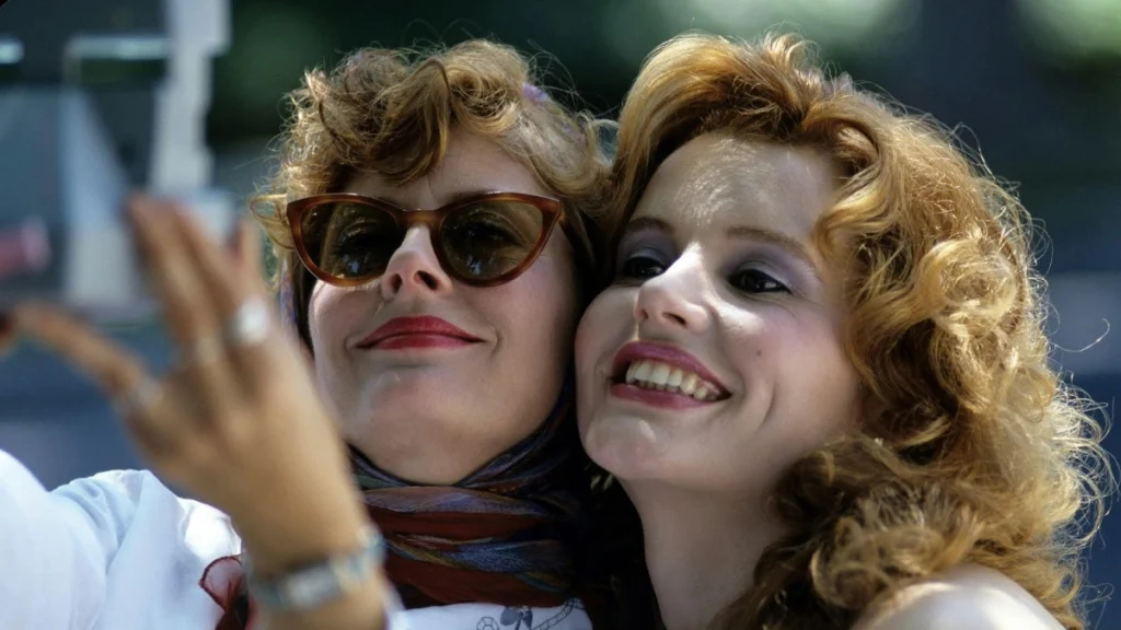 Imagen de 'Thelma y Louise', con Susan Sarandon y Geena Davis.