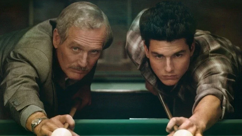 Paul Newman y Tom Cruise, en 'El color del dinero'.
