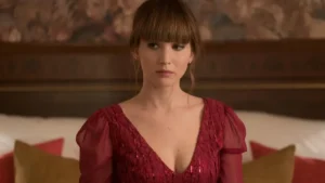 Jennifer Lawrence, en la película 'Gorrión rojo'.