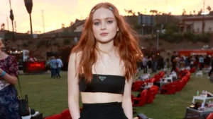 La actriz Sadie Sink.